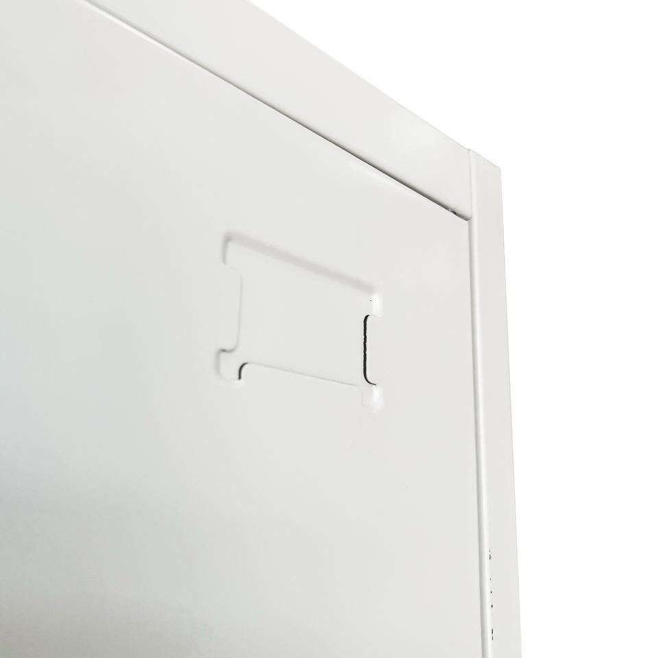 Modern Style Steel Office Lockers 4 Door Metal Lockers Corrosion Protection