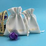 Waterproof 10x12cm Faux Pu Leather Drawstring Pouch