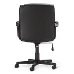 Small Convenient Leather Rotating Boss Office Chair Cold Molded Foam