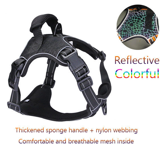 No Pulling Comfort Soft Dog Harness Lightweight Sponge Nylon Puppy Harness S-XL