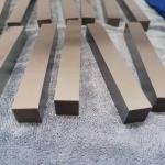99.95% High Purity Tungsten Square Bar Polished 3mm Width
