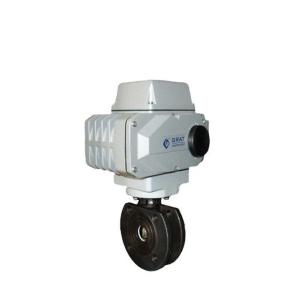 China WCB Flange Connection High Temperature Short Type Electric Ball Valve factory