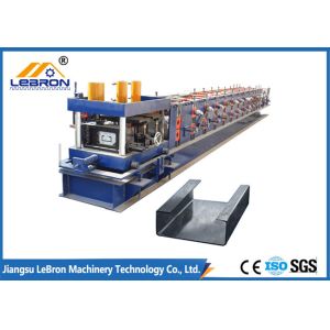 China 2018 New Type Automatic CNC Control High Speed C Purlin Roll Forming Machine at factory direct sell price factory
