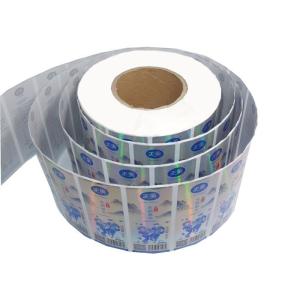 China Co Friendly Label Stickers Laser UV Finished Custom Package Stickers factory