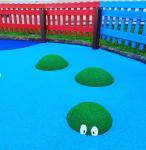 Eco Friendly EPDM Playground Surface Rubber Granules 0.5-1.5mm For Running Track