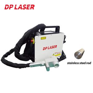 China Backpack 100W Raycus Laser Portable Rust Removal Machine 220V factory