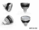 High Brightness 5W / 500 LM / MR16 / 85 - 265V CREE Led Spot Lamps Ce & RoHs