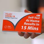 IHealth Rapid Antigen Swab Test Nasal Specimen FDA For Public Area