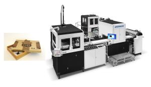 China High Speed Paper Box Forming Machine For Handicraft , Electronic Paper Box factory