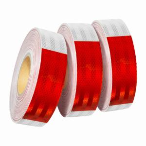 China Custom 2 inch*150feet Retro DOT C2 Reflective Tape Stickers For Trailers Trucks factory