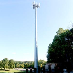 China Communication Antenna Galvanised Steel Pole 50m High Mast ODM factory