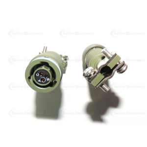 MS3116F8-3S 3-Pin Male Circular Connector, Bayonet Lock, Heavy-Duty, Vibration-Proof, for Military/Automation Equipment, Reliable Transmission