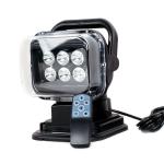 7 Inch Marine LED Search Light 60 Watt Waterproof Magnetic Remote Control
