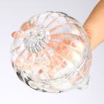 50 Heart-Shaped Crystal Bottles for Alcoholic Beverages Manufactured by Glass