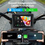 5 Inch Waterproof Motorcycle Navigator Device , Portable Car GPS Navigation