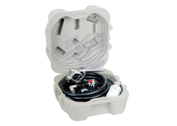 Portable 12V / 24V Fuel Transfer Pump Kits 40LPM / 10GPM , Self Priming Transfer