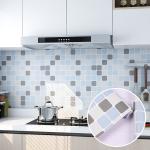 Modern Style Peel and Stick Kitchen Backsplash Wallpaper Fireproof PVC Vinyl