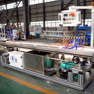 China China Popular L or V shapes corner clip profile extrusion machine PVC corner profile making machine for sales on sale