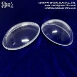 Anti-reflective Coating Optical Hemispherical Glass Dome for CCTV Photography