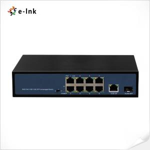 China OEM IEEE802.3af 8 Port PoE Ethernet Switch For Fiber Optic Networking Solutions factory