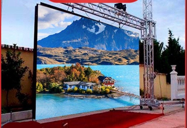 Iron and Steel HD Advertising LED Screen with Waterproof Housing and High Pixel Density 62500/sqm