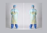 Lightweight Disposable Work Overalls , Disposable Hospital Theatre Gowns