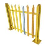 Commercial Industrial Steel Palisade Fencing High Strength Material Easy
