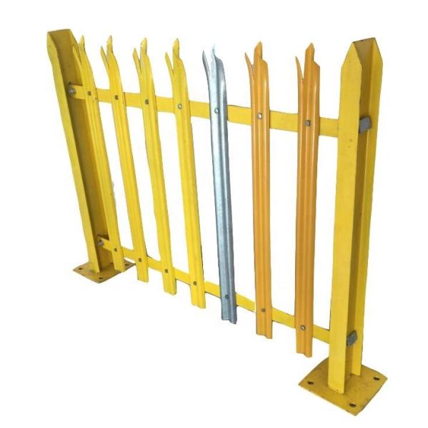 Commercial Industrial Steel Palisade Fencing High Strength Material Easy