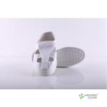 Breathable PVC Sole Four 4 Holes White Cleanroom Antistatic ESD Shoes rubber