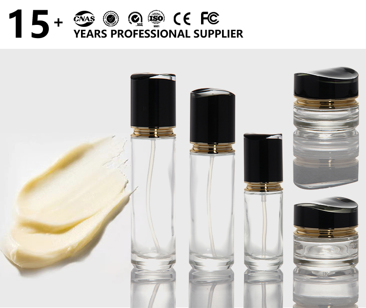 Accepted OEM/ODM Lotion Bottle Set Skin Care Cream Empties Bottles Plastic Airless Cosmetic Pump Bottle