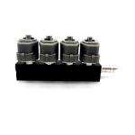 167HZ 2 Ohm Grey Injector Rail LN-LIG1S For 4 Cylinder CNG LPG Gas Conversion