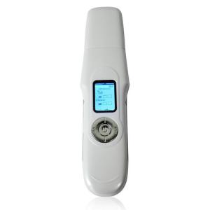 China CE RoHS Approved Anti-aging Ultrasonic Skin Peeling Rechargeable Face Scrubber factory