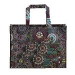 Tear Resistant Non Woven Reusable Bags , Fold Up Tote Bag Full Color Printing
