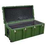 Rolling Plastic Rotomolded Tool Box 1100mm For Camera Drone Gun