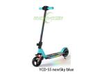 Colorful 6.5 Inch Kids Electric Scooter , 2 Wheel Kick Scooter With Dual Brakes
