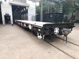 China 38T Railway Freight Wagon Rail Car for Concrete Mixer factory