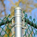 8 Ft Chain Link Fence Rolls Galvanized 80x80mm 100x100mm Mesh Opening