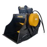 20T Excavator Rock Crusher Bucket Heavy Duty Construction Machine Attachment