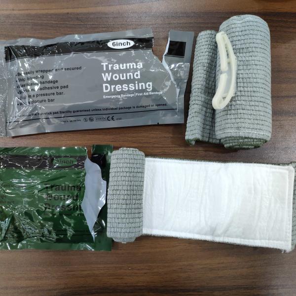 4 6 Inch Israeli Dressing Trauma Emergency Compression Bandage For Tactical