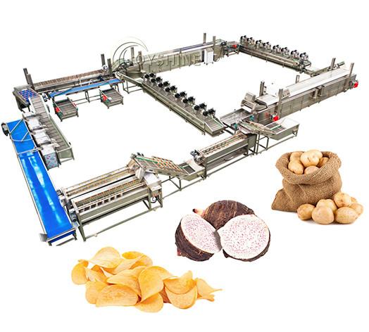 7*7 French Fries Production Line with Top Selling Fried Potato Fingers Making