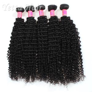 China Long Lasting Grade Peruvian Hair Kinky Curly Weave With Tangle Free factory