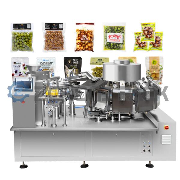 China Fully Automatic Multifunctional Bag-Feeding Rotary Packaging Machine factory