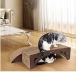 Solid Motion Activated Cat Lounge Scratcher Humidity Under 14% Easily Carry