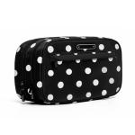 Break Resistance Polka Dot Polyester Cosmetic Bag For Female
