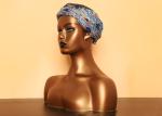 Black Female Pvc Mannequin Head And Shoulders For Hat Sunglass