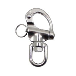 China Stainless Steel Swivel Snap Shackle For Other Marine Applications factory