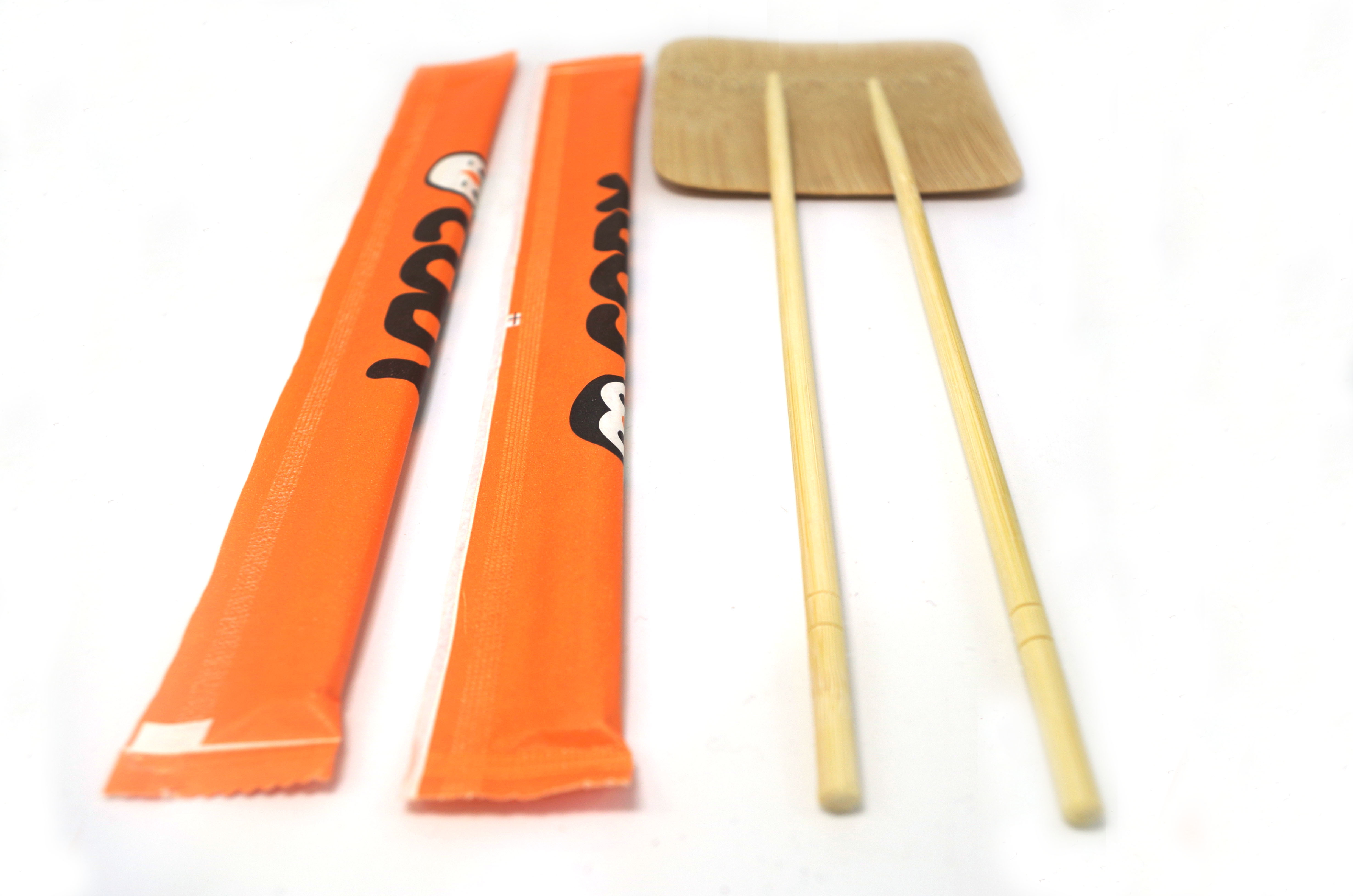 Customized Package Round Sushi Bamboo Chopsticks Disposable Utensils