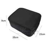 Portable Professional Makeup Train Case With Free Match Removable Baffle