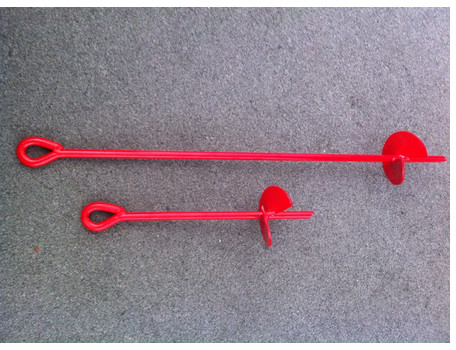 China 30" Arrow Earth Ground Anchor Hot Dip Galvanized Surface With Helix Blade factory