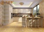 Fadior Classic French Kitchen Cabinets With Elegant Curved Displays And